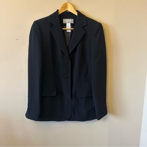 Liz Claiborne Black Suit Jacket Blazer